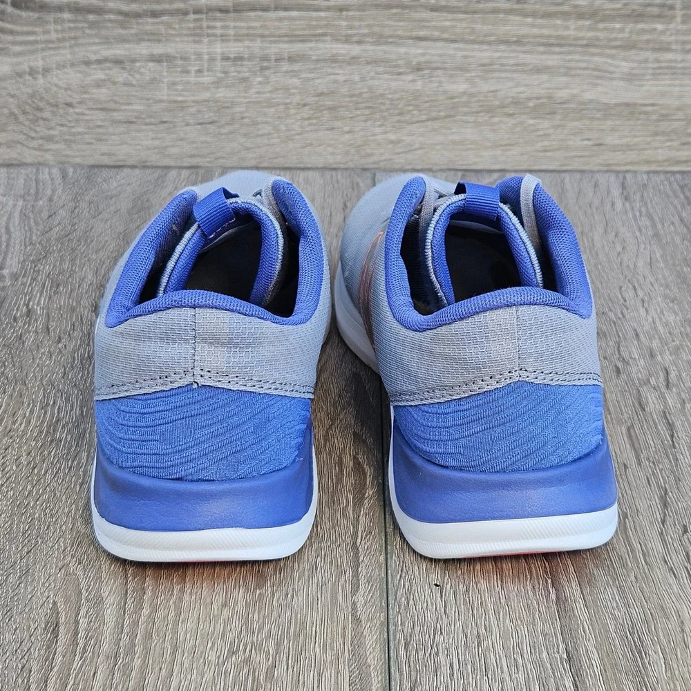 New Balance 715v4 Womens 9 Grey Blue Coral Training Shoes WX715CC4 Low Top